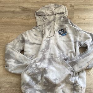 Tie dye Santa Cruz sweatshirt